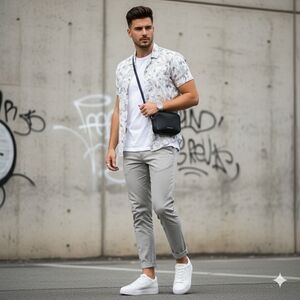 Michael Kors Signature Keating Men's Leather Sneakers